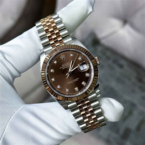 rolex chocolate diamonds|chocolate Rolex watch price.